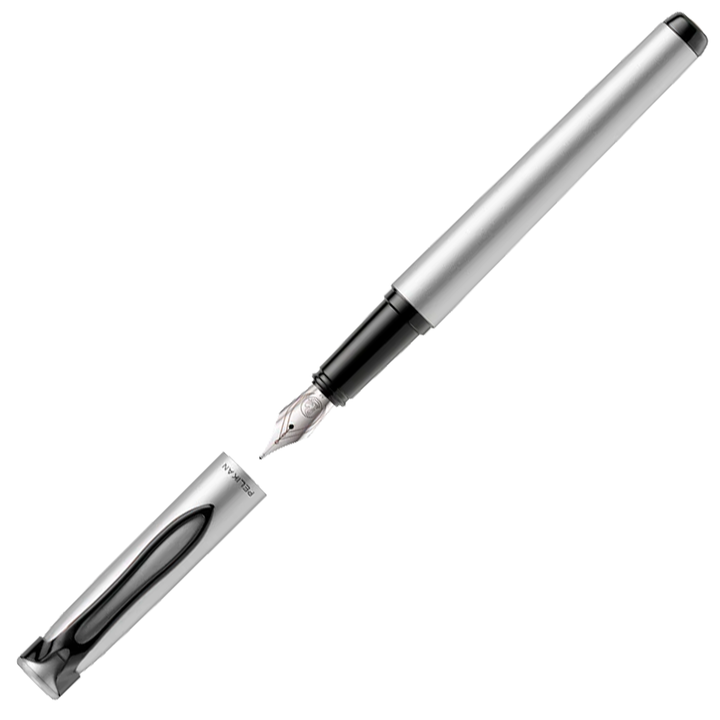 Pelikan Stola 3 Fountain Pen SET - Silver - KSGILLS.com | The Writing Instruments Expert