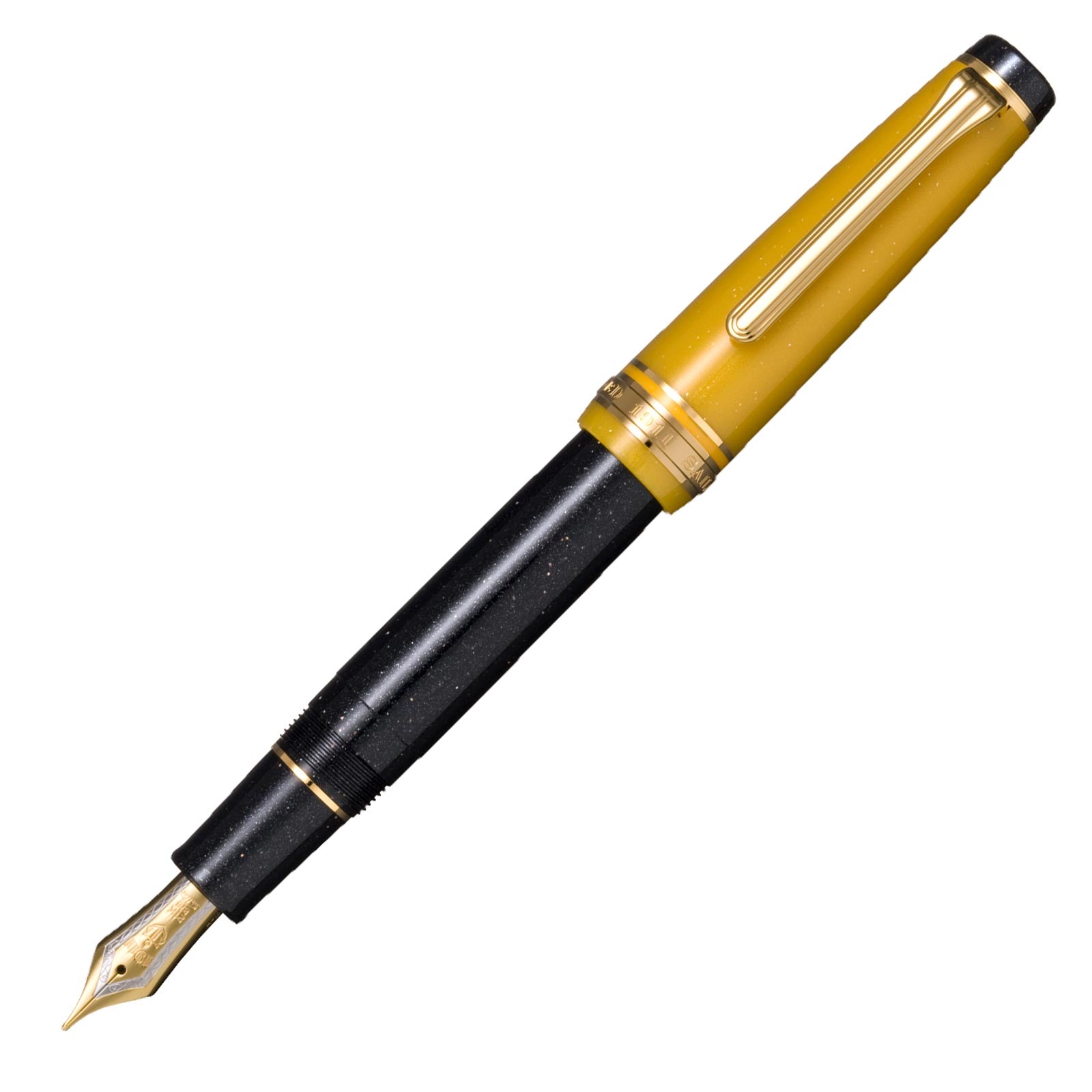 Sailor Pro Gear Standard Galaxy Stellar Black Hole Gold Trim Fountain Pen - KSGILLS.com | The Writing Instruments Expert