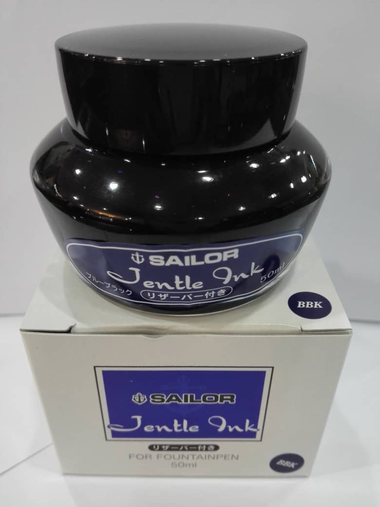 Sailor Ink Bottle 50ml Round Jentle - Blue Black - KSGILLS.com | The Writing Instruments Expert