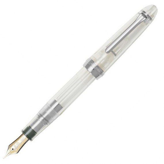 Sailor 1911 Full Size Demonstrator Rhodium Trim Fountain Pen - KSGILLS.com | The Writing Instruments Expert