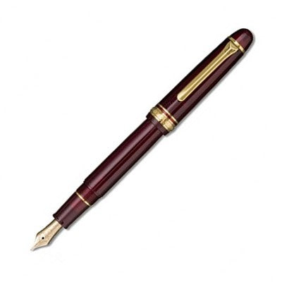 Sailor 1911S Standard Promenade Shiny Red Gold Trim Fountain Pen - KSGILLS.com | The Writing Instruments Expert