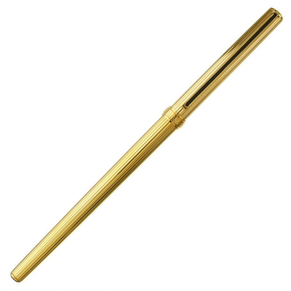 Sailor Chalana Fountain Pen - Stripe Gold With Black Accents - KSGILLS.com | The Writing Instruments Expert