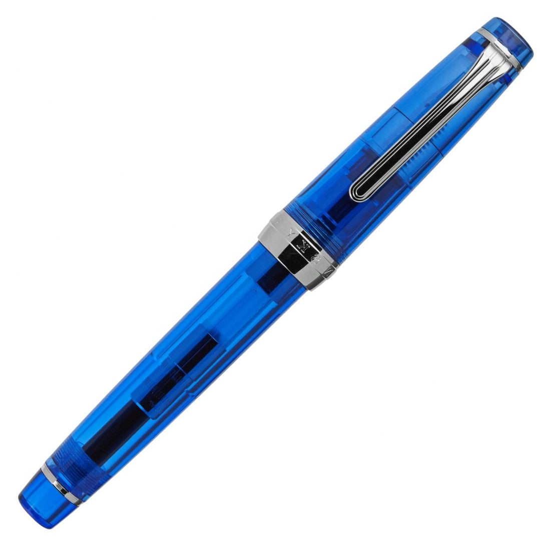 Sailor Pro Gear Standard Blue Sky Demonstrator Rhodium Trim Fountain Pen - KSGILLS.com | The Writing Instruments Expert