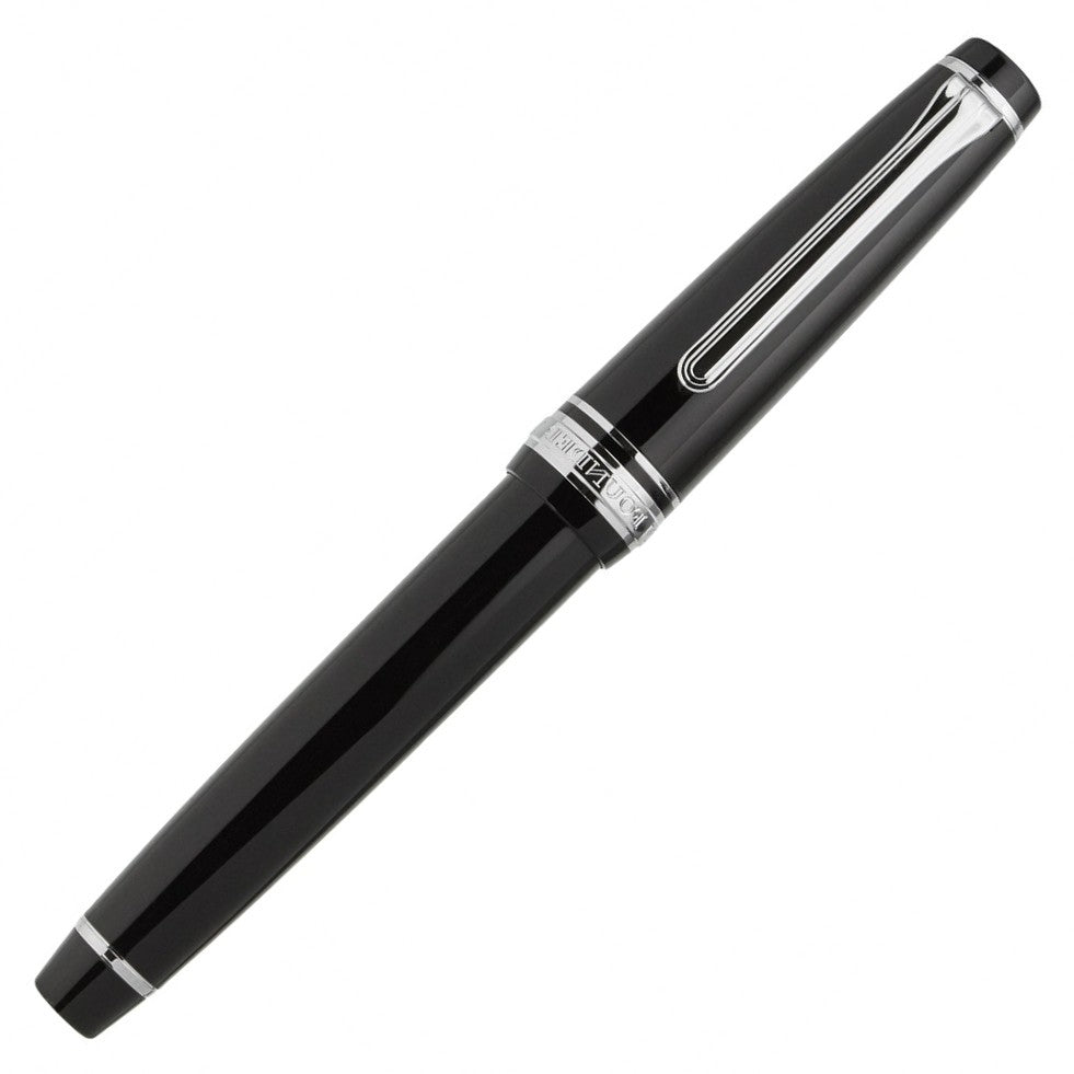 Sailor Pro Gear Slim 14K - Black Rhodium Trim Fountain Pen - KSGILLS.com | The Writing Instruments Expert