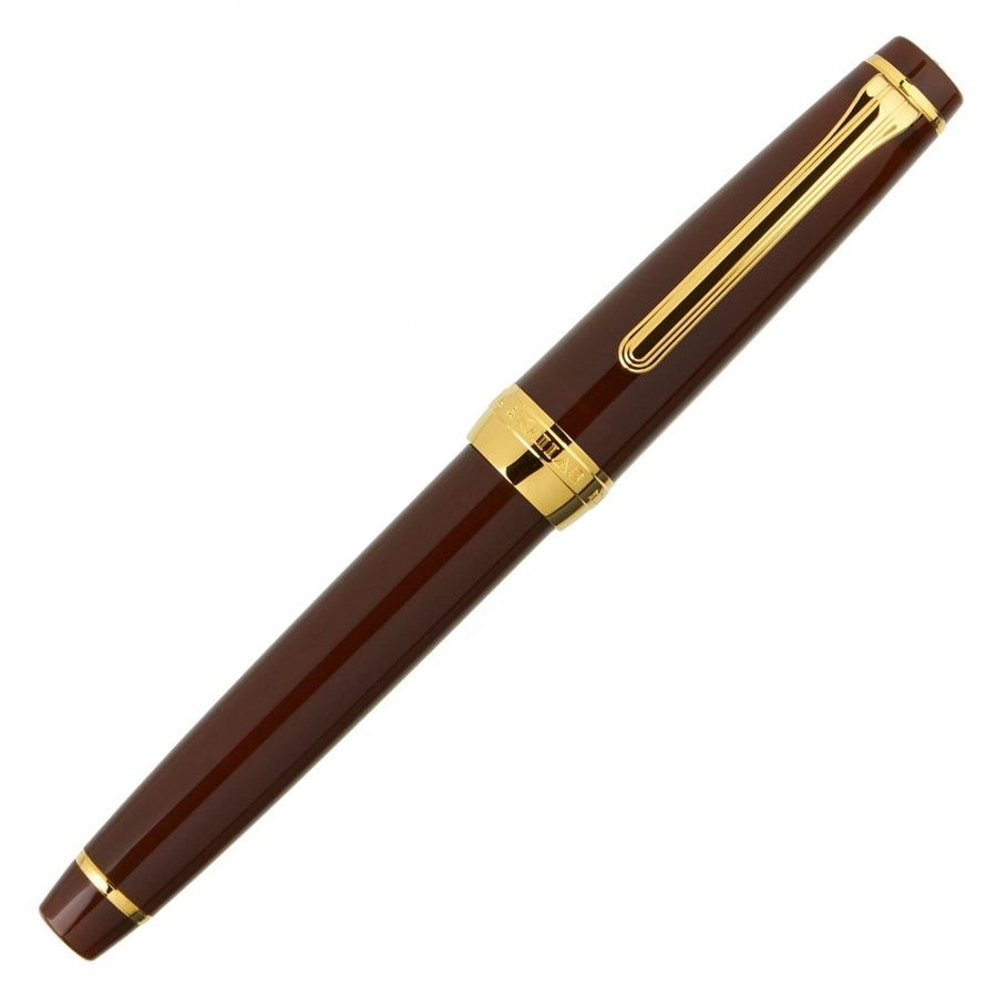 Sailor Pro Gear Slim Earth Gold Trim Fountain Pen - KSGILLS.com | The Writing Instruments Expert