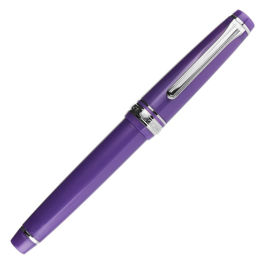 Sailor Pro Gear Slim Purple Rhodium Trim Fountain Pen - KSGILLS.com | The Writing Instruments Expert
