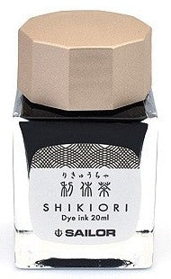 Sailor Shikiori Rikyucha Ink (Tea Green Brown) - Izayoi-No-Yume - 20 ml Bottle - KSGILLS.com | The Writing Instruments Expert