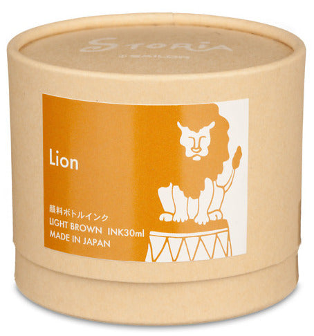 Sailor Storia Pigment Ink 30ml Bottle - Lion (Light Brown) - KSGILLS.com | The Writing Instruments Expert