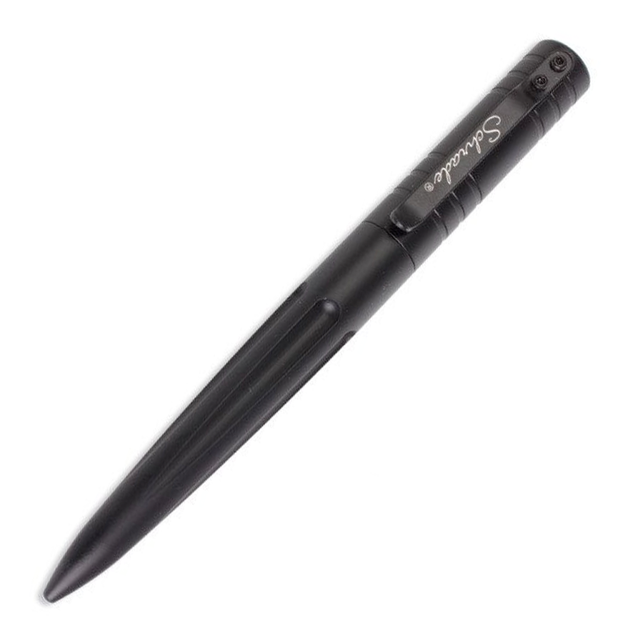 Schrade Tactical Ballpoint Pen - Black Aluminium - KSGILLS.com | The Writing Instruments Expert