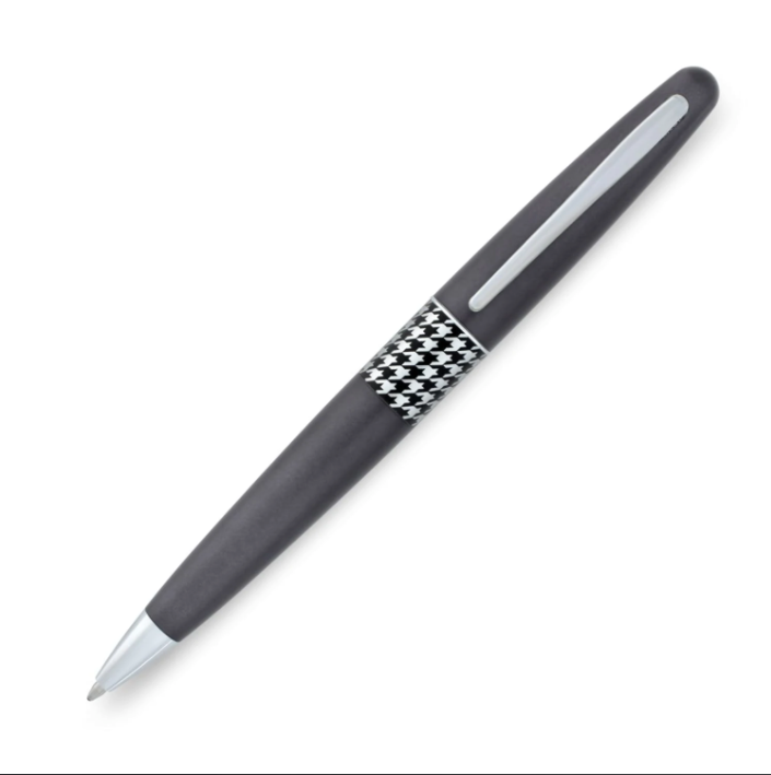 Pilot MR Mechanical Pencil Metropolitan Retro Pop - Grey Charcoal Houndstooth (0.5mm) (with LASER Engraving) - KSGILLS.com | The Writing Instruments Expert