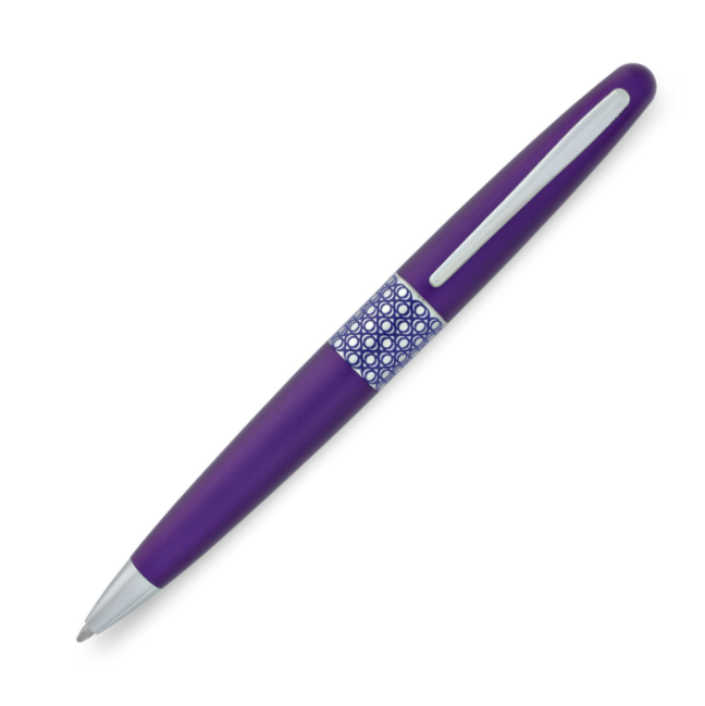 Pilot MR Mechanical Pencil Metropolitan Retro Pop - Purple Violet Ellipse (0.5mm) (with LASER Engraving) - KSGILLS.com | The Writing Instruments Expert