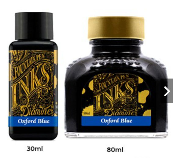 Diamine Ink Bottle (30ml / 80ml) - Oxford Blue - KSGILLS.com | The Writing Instruments Expert