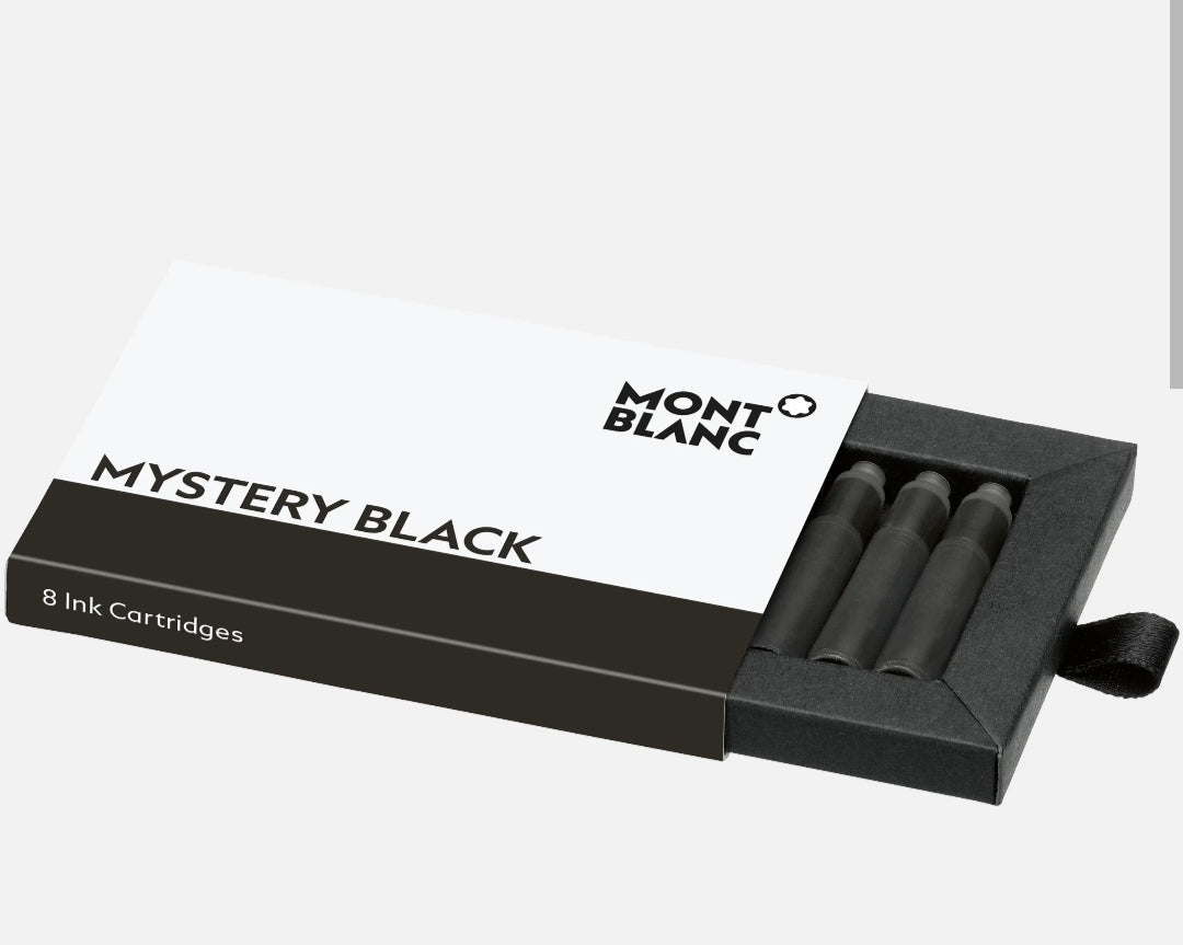 Montblanc Ink Cartridge Fountain Pen - Mystery Black - KSGILLS.com | The Writing Instruments Expert