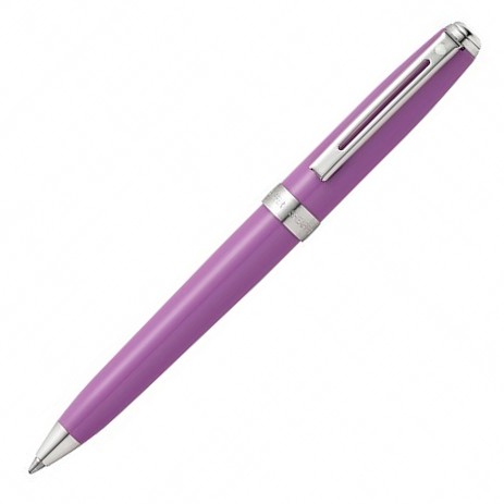 Sheaffer Prelude Mini Ballpoint Pen - Pink Lavender Chrome Trim - KSGILLS.com | The Writing Instruments Expert