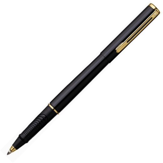 Sheaffer Agio Rollerball Pen - Absolute Black Gold Trim - KSGILLS.com | The Writing Instruments Expert