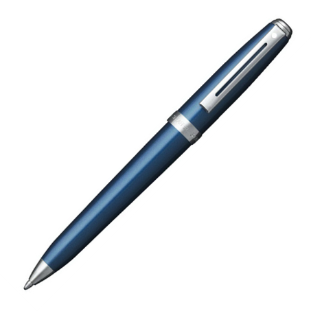 Sheaffer Prelude Ballpoint Pen - Blue Shimmer Chrome Trim - KSGILLS.com | The Writing Instruments Expert