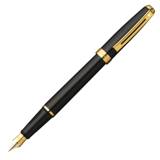 Sheaffer 355 Prelude Shiny Black Lacquer GT Fountain Pen - KSGILLS.com | The Writing Instruments Expert