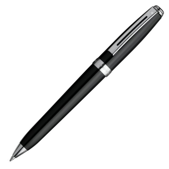 Sheaffer Prelude Ballpoint Pen - Black Lacquer Chrome Trim - KSGILLS.com | The Writing Instruments Expert