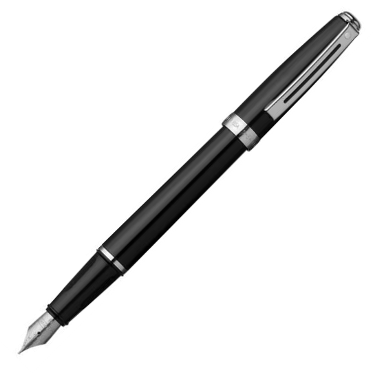 Sheaffer Prelude Fountain Pen - Black Lacquer Chrome Trim - KSGILLS.com | The Writing Instruments Expert