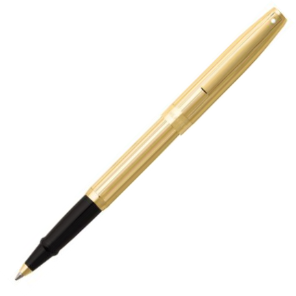 Sheaffer Sagaris Rollerball Pen - Shinny Gilt Gold Plated Trim - KSGILLS.com | The Writing Instruments Expert