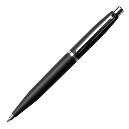 Sheaffer VFM Ballpoint Pen Matte - Black Chrome Trim (with LASER Engra ...