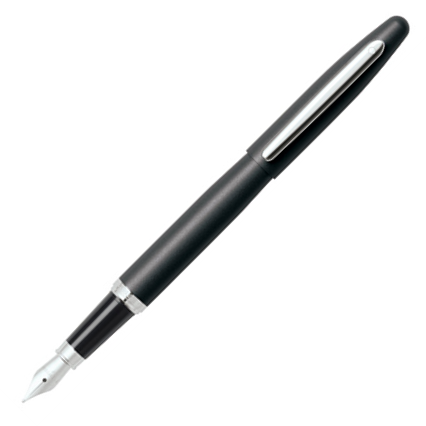 Sheaffer VFM Cartridge Fountain Pen (Medium) - Matte Black (with Pen Engraving) - KSGILLS.com | The Writing Instruments Expert