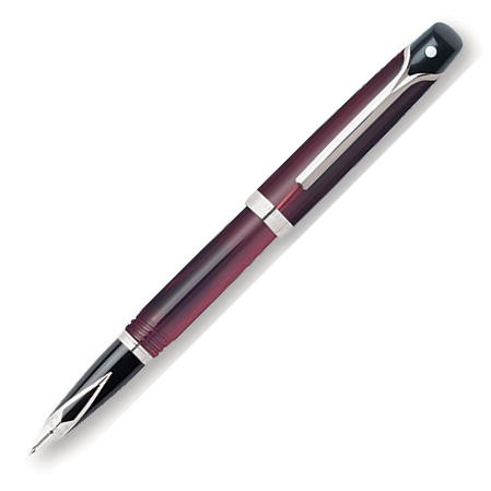 Sheaffer Valor Fountain Pen SET - Burgundy Chrome Trim - 14K Nib (with KSG Notebook SET) / (USA Classic Edition) - KSGILLS.com | The Writing Instruments Expert
