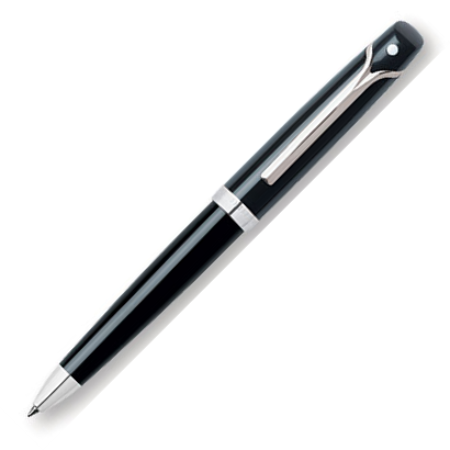 Sheaffer Valor Ballpoint Pen - Glossy Black Chrome Trim (USA Classic Edition) - KSGILLS.com | The Writing Instruments Expert