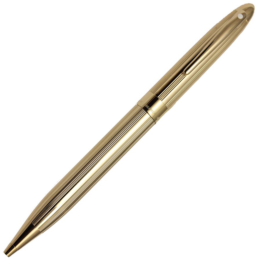 Sheaffer Crest Ballpoint Pen - 22K Brushed Gold Trim (USA Classic Edition) - KSGILLS.com | The Writing Instruments Expert