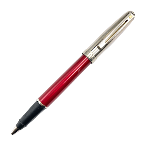 Sheaffer Prelude Rollerball Pen - Red Lacquer Chrome Cap Chrome Trim - KSGILLS.com | The Writing Instruments Expert