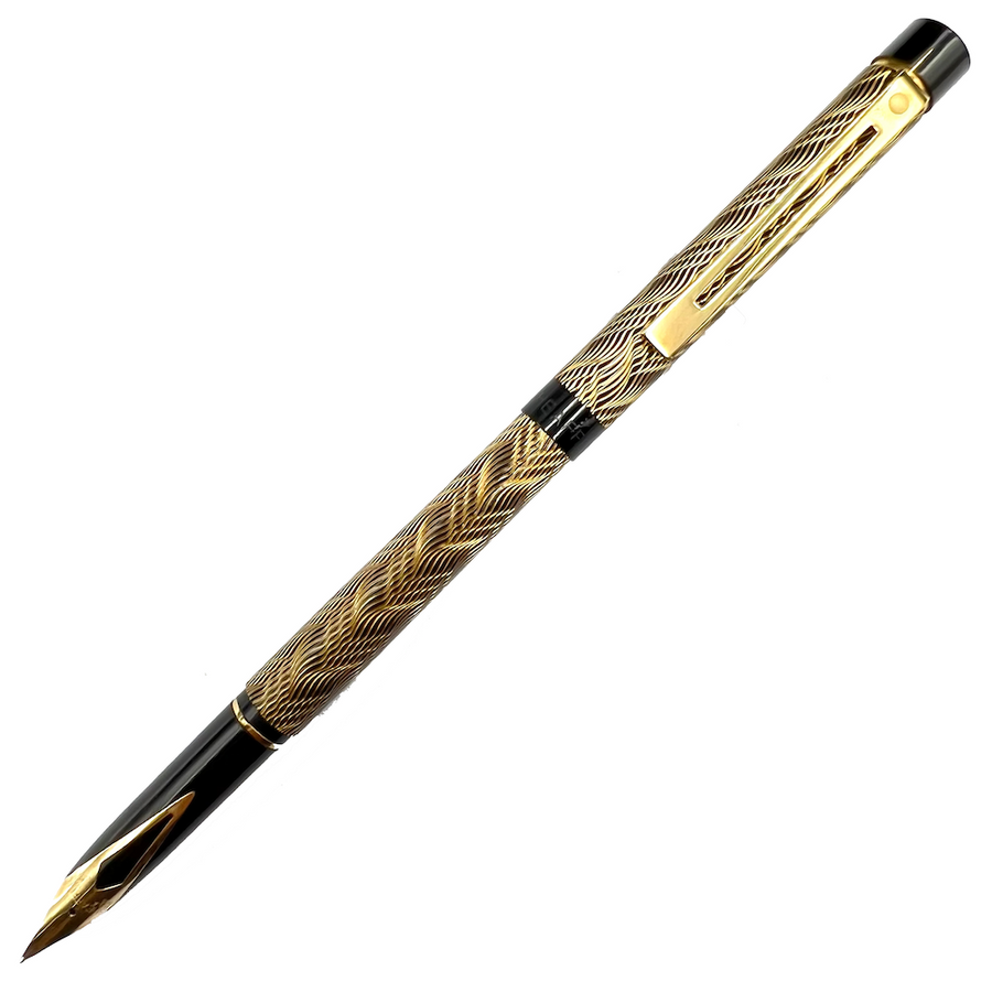 Sheaffer Targa Slimline Fountain Pen - Feather Gold Trim 14K (USA Classic Edition) - KSGILLS.com | The Writing Instruments Expert