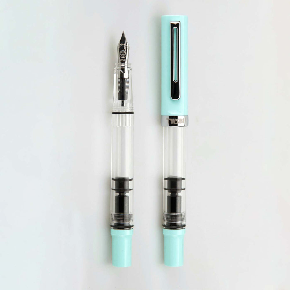 TWSBI Eco-T Mint Blue Special Edition Fountain Pen - KSGILLS.com | The Writing Instruments Expert