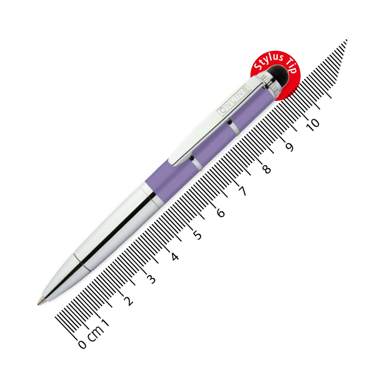 Online Piccolo Ballpoint Pen - Pastel Purple (Mini Sized with Stylus) - KSGILLS.com | The Writing Instruments Expert