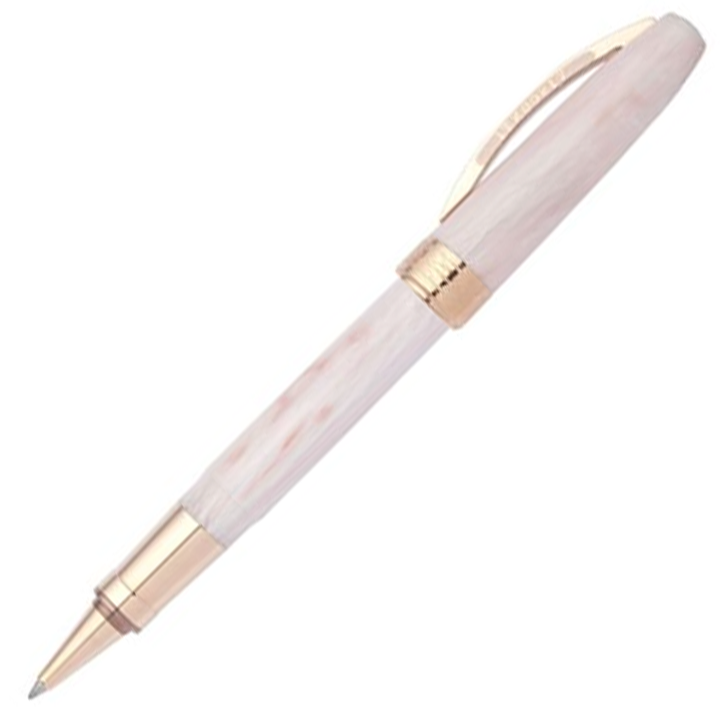 Visconti Michelangelo Rollerball Pen - Venus Marble Rose Pink - KSGILLS.com | The Writing Instruments Expert