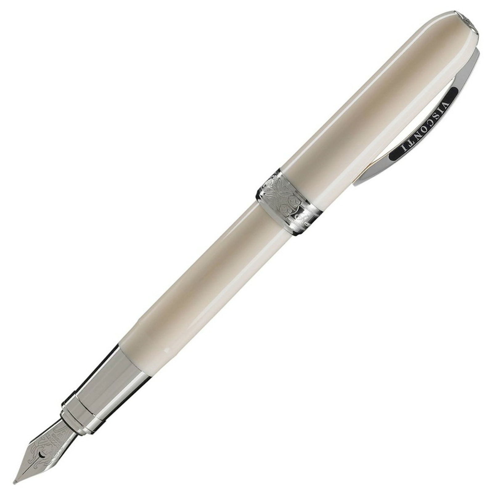 Visconti Rembrandt Fountain Pen - Ivory - KSGILLS.com | The Writing Instruments Expert