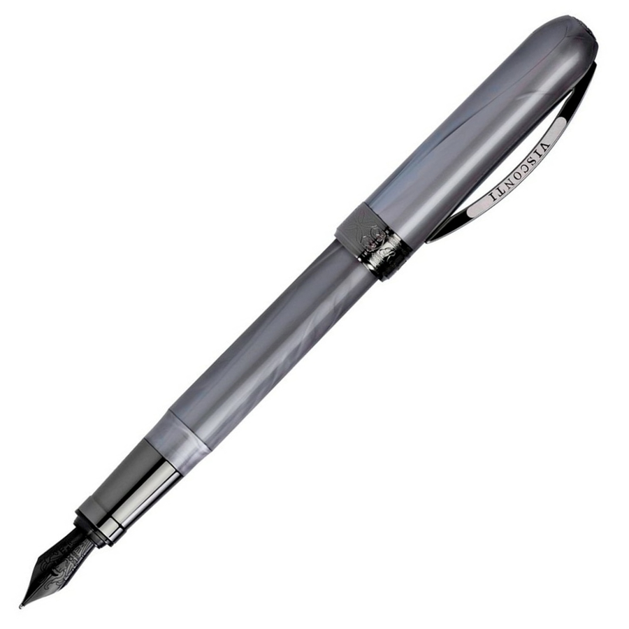 Visconti Rembrandt Fountain Pen - Metallic Silver Grey - KSGILLS.com | The Writing Instruments Expert