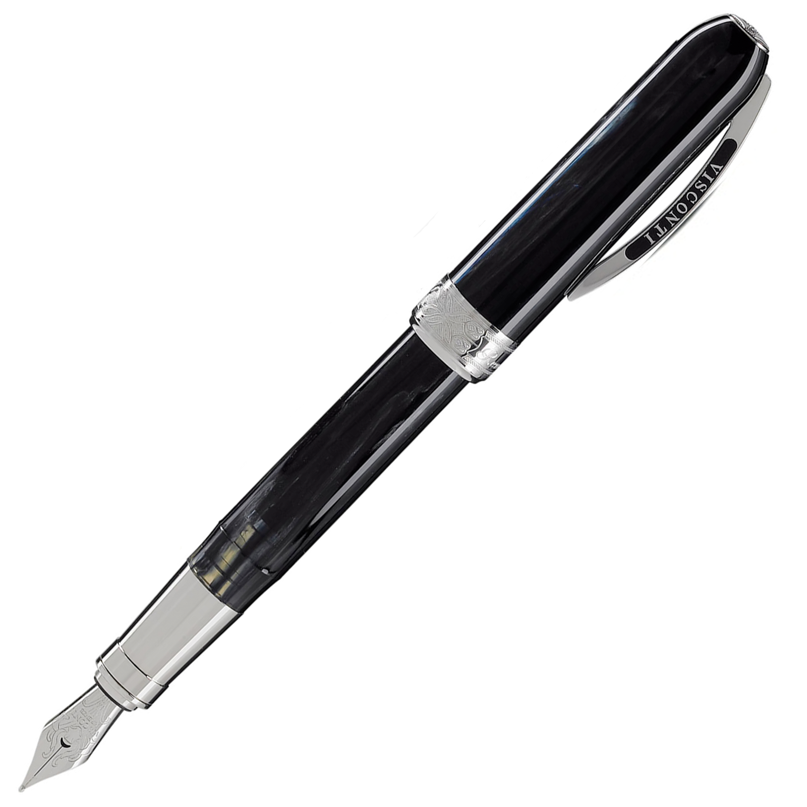 Visconti Rembrandt Fountain Pen - Black - KSGILLS.com | The Writing Instruments Expert