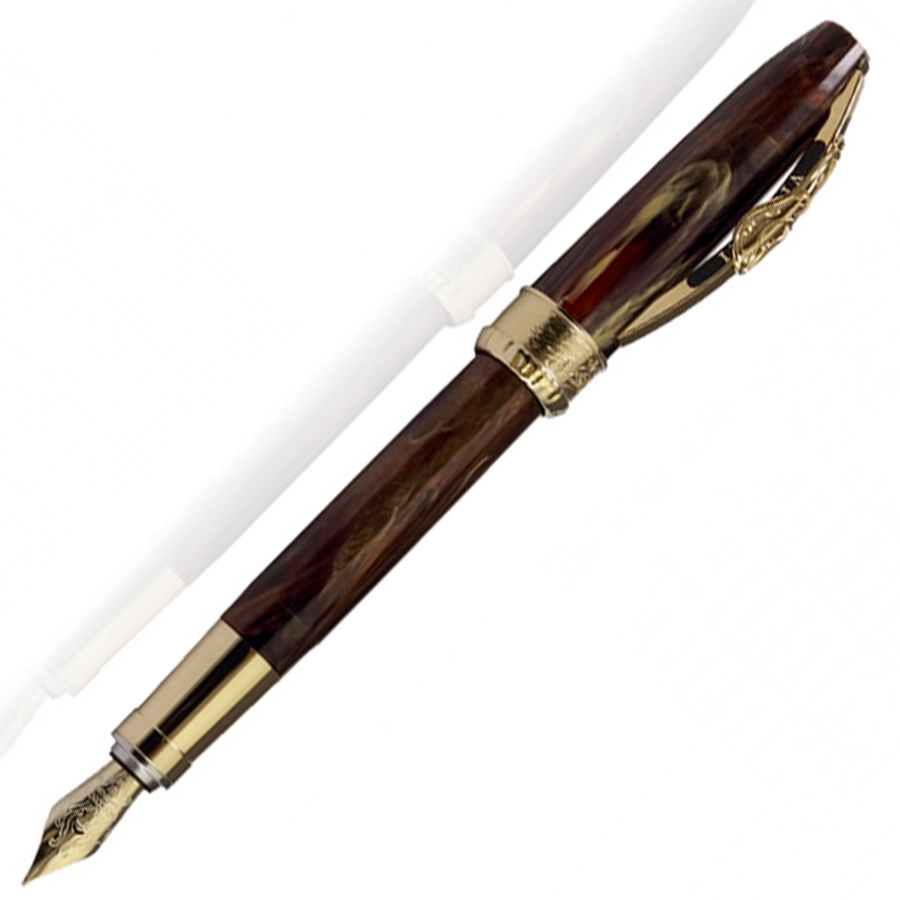 Visconti Salvador Dali Fountain Pen - Brown - KSGILLS.com | The Writing Instruments Expert
