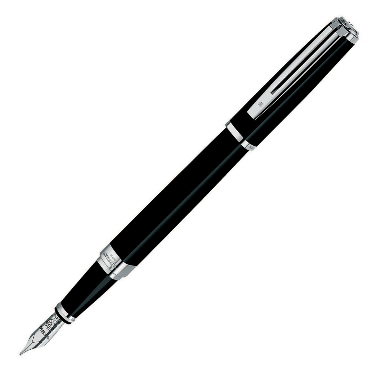 Waterman Exception Night & Day Black Lacquer Rollerball Pen - KSGILLS.com | The Writing Instruments Expert