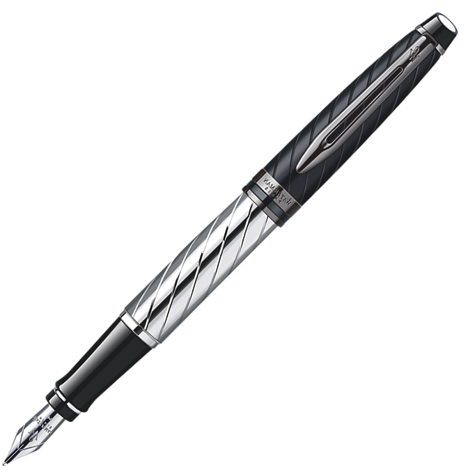 Waterman Expert III Fountain Pen - Deluxe Precious Black Chrome Trim - KSGILLS.com | The Writing Instruments Expert