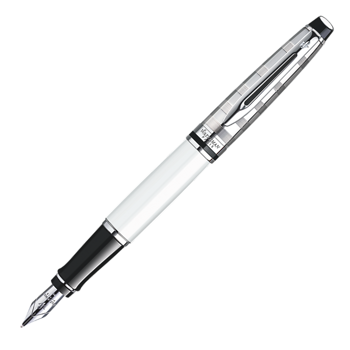 Waterman Expert III New Generation Deluxe White CT Fountain Pen - KSGILLS.com | The Writing Instruments Expert
