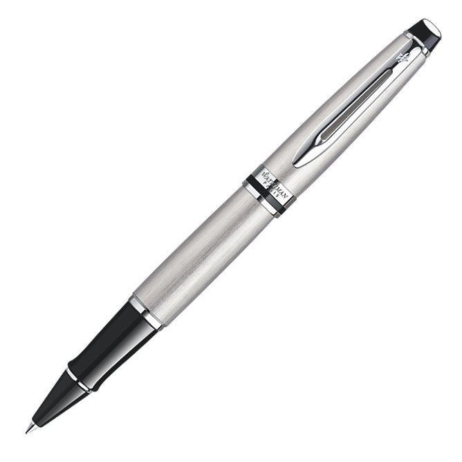 Waterman Expert III Rollerball Pen - Stainless Steel Chrome Trim - KSGILLS.com | The Writing Instruments Expert