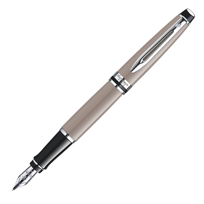 Waterman Expert III Fountain Pen - Taupe Chrome Trim - KSGILLS.com | The Writing Instruments Expert