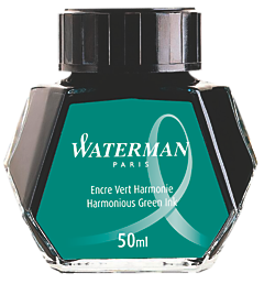 Waterman Ink Bottle 50ml - Harmonious Green - KSGILLS.com | The Writing Instruments Expert