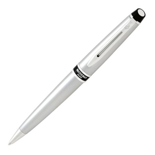 Waterman Expert II Ballpoint Pen - Matte Silver CT - KSGILLS.com | The Writing Instruments Expert
