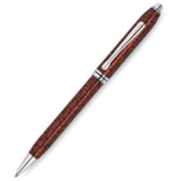 Cross Townsend Ballpoint Pen - Ochre Chrome Trim - KSGILLS.com | The Writing Instruments Expert