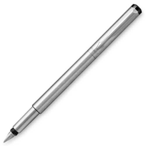 Parker Vector Fountain Pen - Stainless Steel Chrome Trim - KSGILLS.com | The Writing Instruments Expert