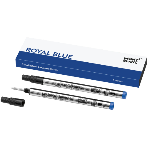 Montblanc Refill Rollerball LEGRAND (Pack of 2) - Royal Blue - Medium (M) - KSGILLS.com | The Writing Instruments Expert