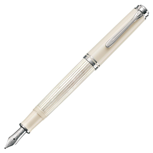 Pelikan Souveran M605 Fountain Pen - White Transparent Special Edition - KSGILLS.com | The Writing Instruments Expert