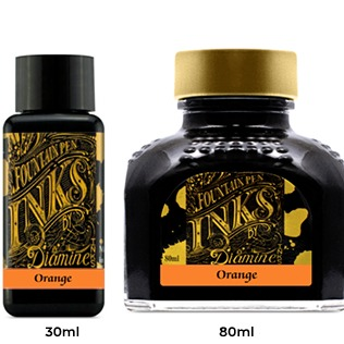 Diamine Ink Bottle (30ml / 80ml) - Orange - KSGILLS.com | The Writing Instruments Expert